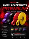 Kit Bandas de Resistencia Loop Para Gym, Dominadas, Pilates, etc.