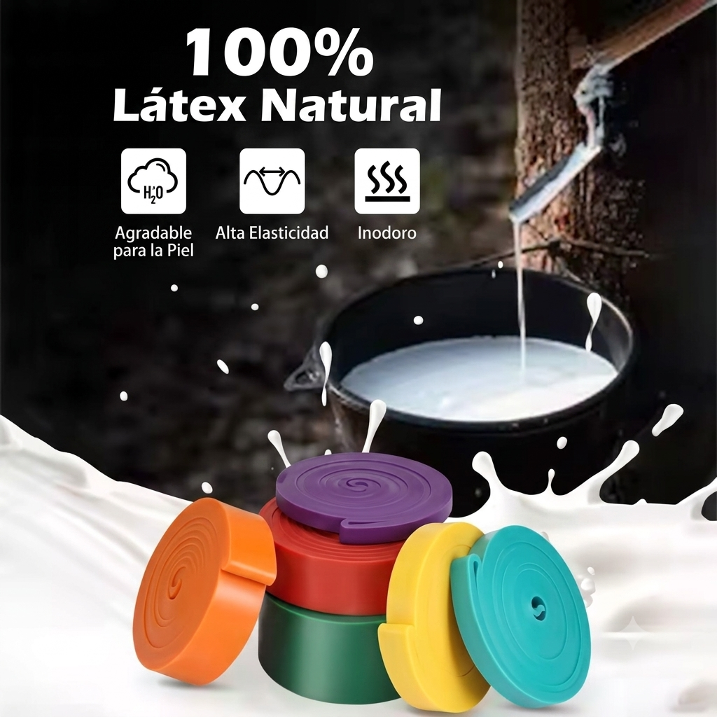 Kit Bandas de Resistencia Loop Para Gym, Dominadas, Pilates, etc.